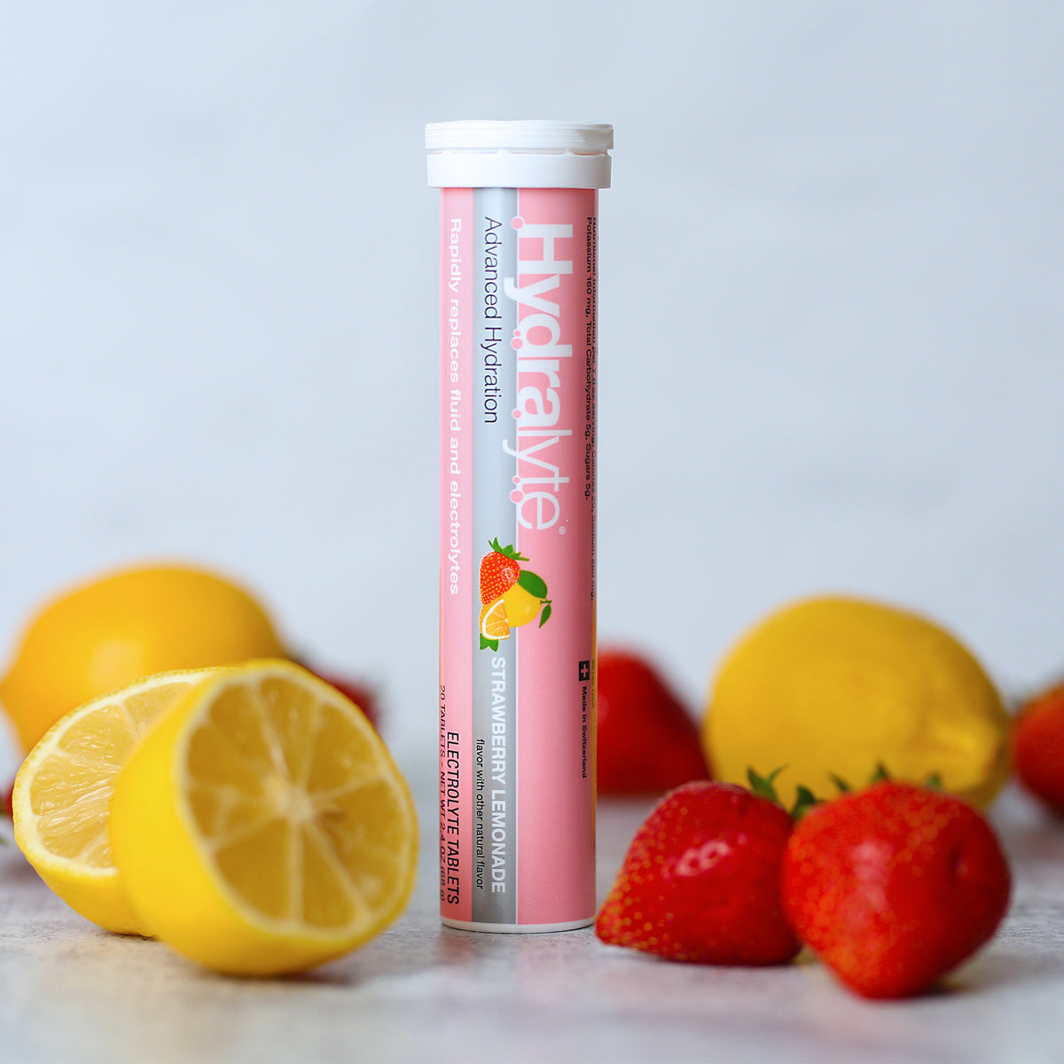 Effervescent Electrolyte Tablets, Strawberry Lemonade