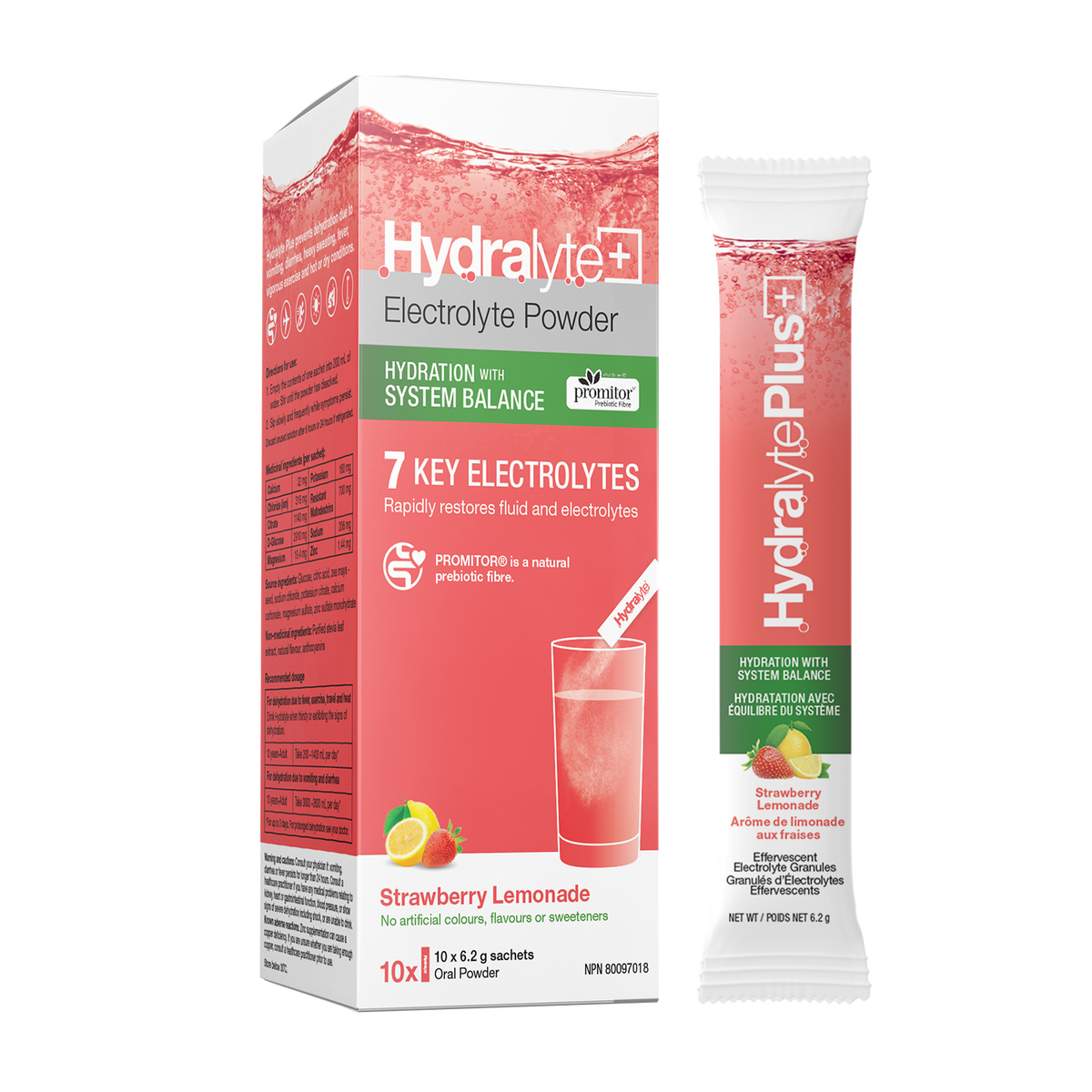 Hydration with System Balance, Strawberry Lemonade 10ct
